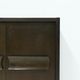 Brutalist Belgian Bar Cabinet in Dark Brown Stained Oak, 1970s