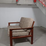 Two-seater sofa in massive teak 60s edition Dyrlund