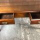 Dark walnut farmhouse table 1900s