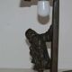 Old art deco bronze lamp