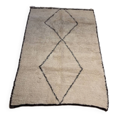Tapis berbère Beni Ouarain authentique en laine