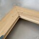 Golden wooden frame 47x60cm