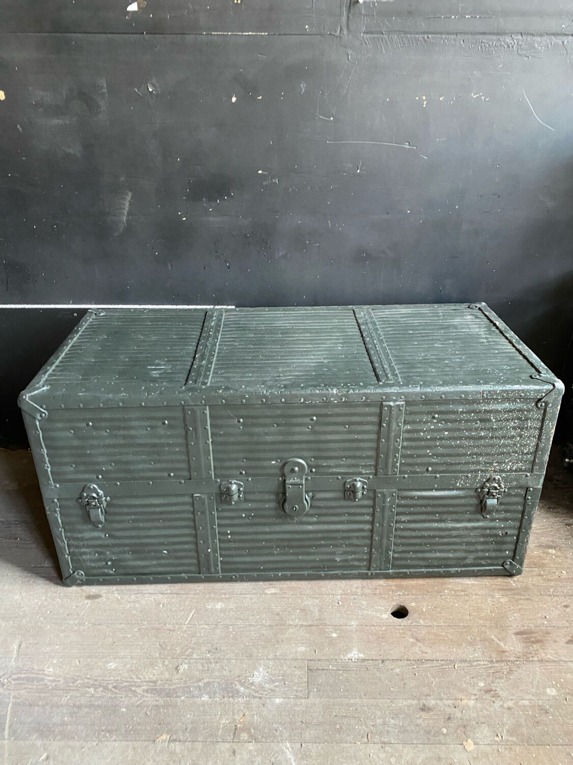 Grande malle belle époque de paquebot voyage