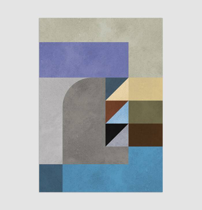 Geometric art prints. Format (50x70cm