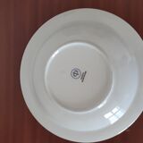 Assiette vintage coldtitz orange