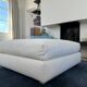 Large square Italian design pouf