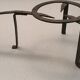 Wrought iron hearth tripod