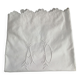 Old monogrammed scalloped pillowcase