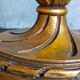 Pied de lampe bois tourné sculpté patiné ancien
