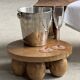Silver-plated champagne bucket H19 D19