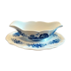 Saaucière porcelain Sarreguemines old romantic décor blue