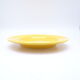 Set of 2 yellow ceramic plates