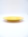 Lot de 2 assiettes en céramique jaune
