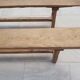 Paire de bancs de ferme 2m50