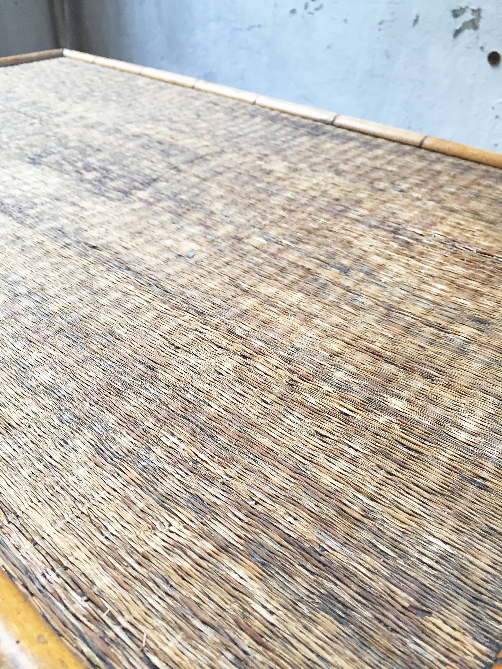 Bamboo imitation folding table