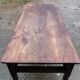 Antique farmhouse table in solid cherry wood with 3 drawers.