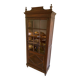 Parisian cupboard Bookcase Bonnetière glazed with small vintage tiles