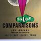 Poster in lithograph by jean piaubert, salon comparaisons, 1970, mourlot imp