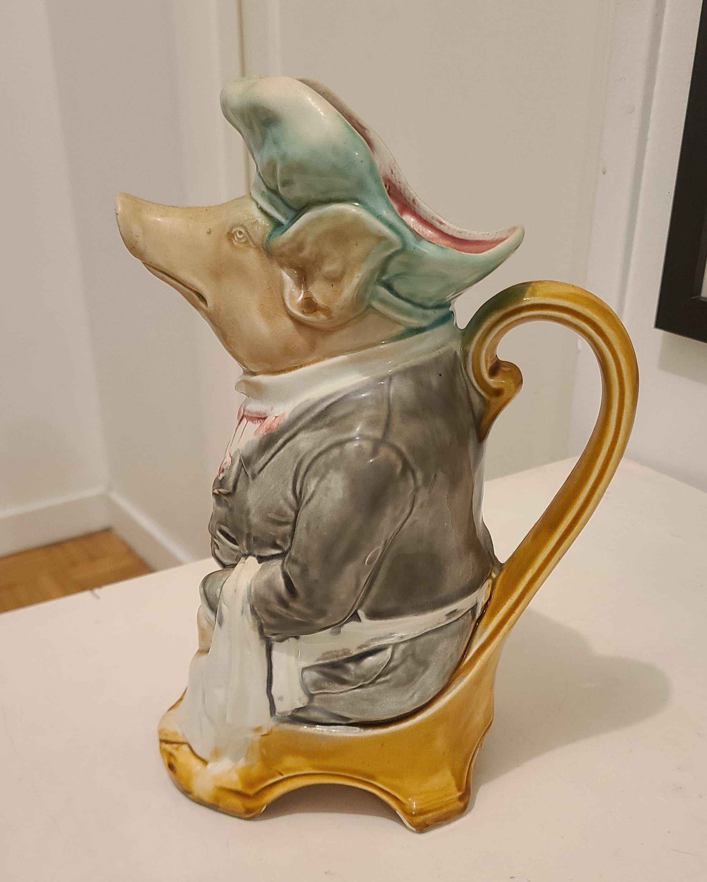 Antique jug "Maître d'hôtel" by Onnaing