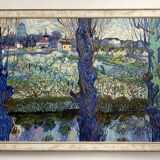 Huile sur toile vue du Brabant