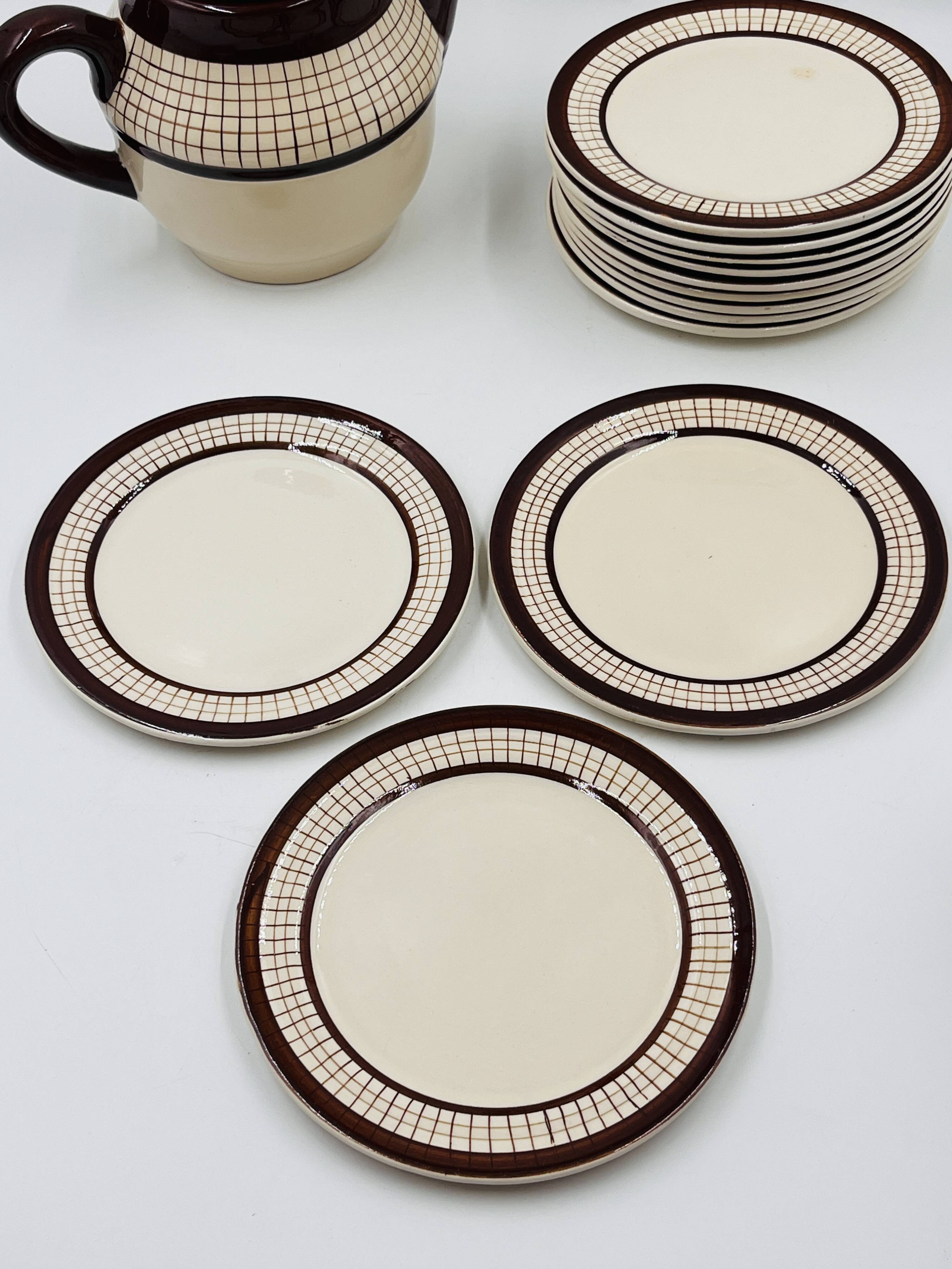 Vintage breakfast service