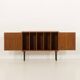 Danish mid century vinyl record cabinet in teak, 1970s
