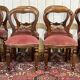 Suite de 8 chaises anglaises en acajou de style Victorien