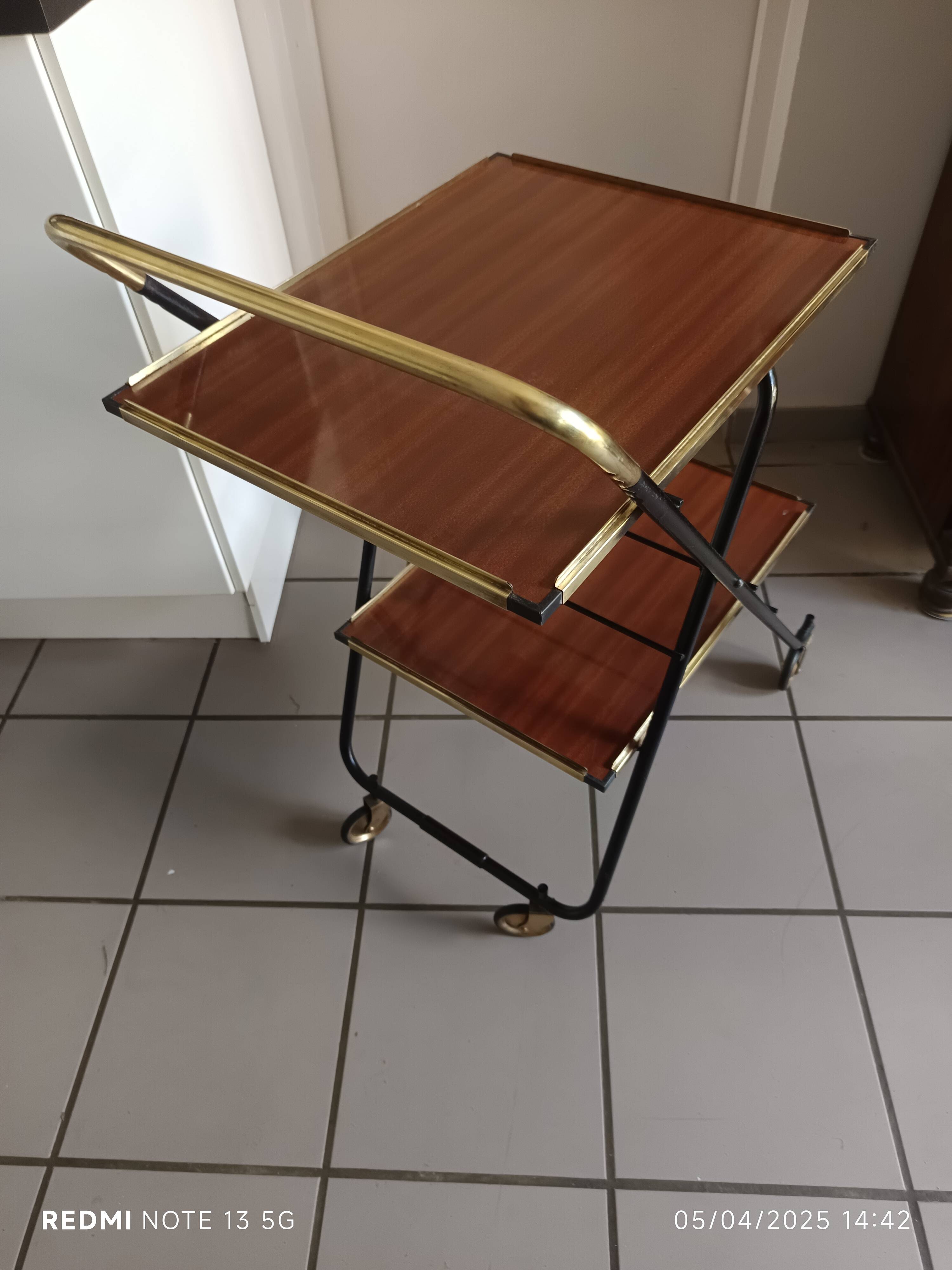 vintage drinks trolley France 1960