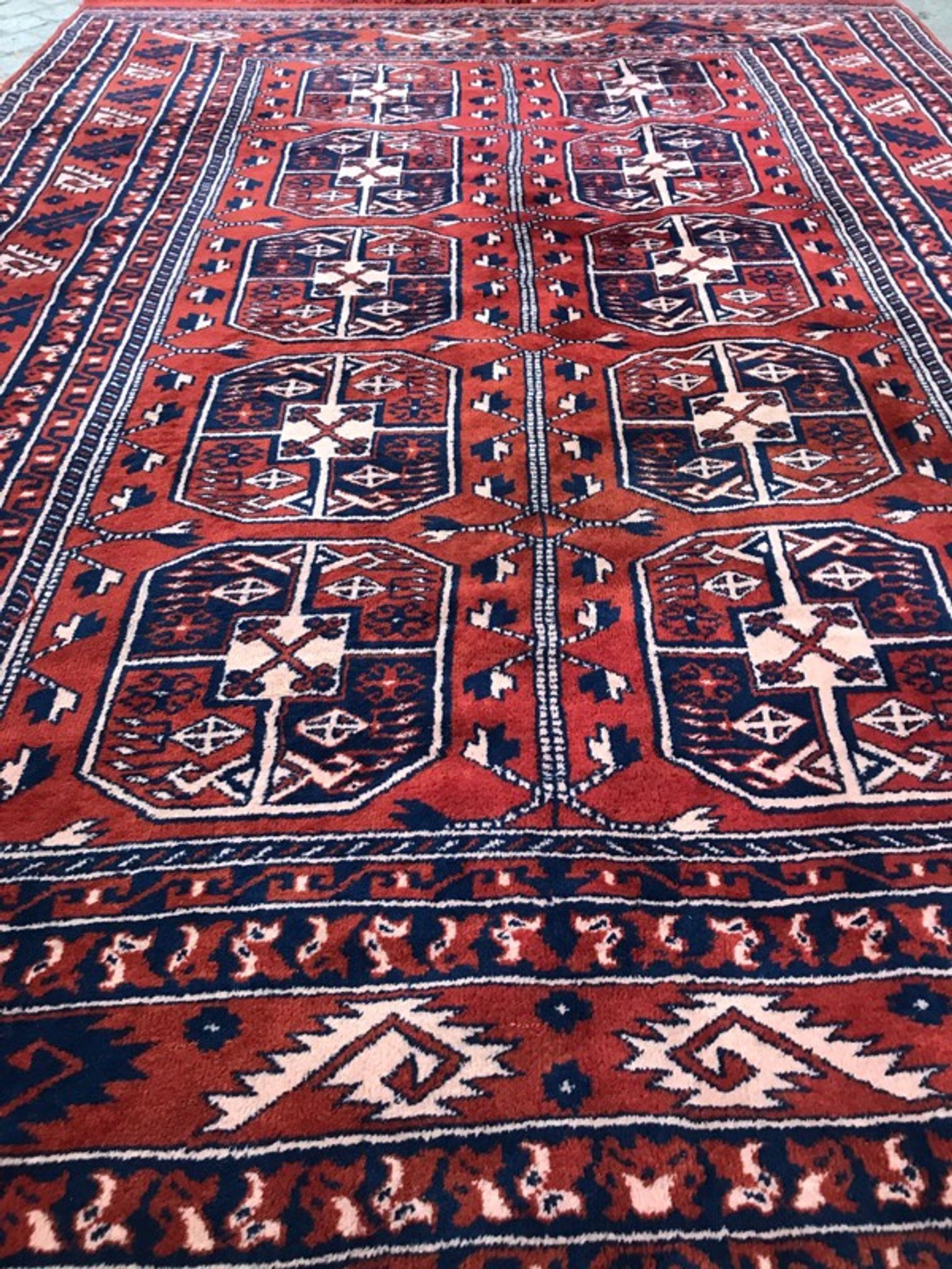 Persian rug Kurdish ground turkmen 190 x 275 cm