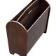 Art Deco Oak Newspaper Rack Magazine Rack 1950s design