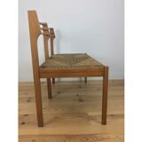 Modernist bench mulched 1950s in wood