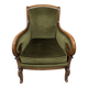 Restoration-style rolled-arm bergere