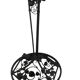 Wrought iron floor lamp, 170 cm, Art Deco work circa 1920