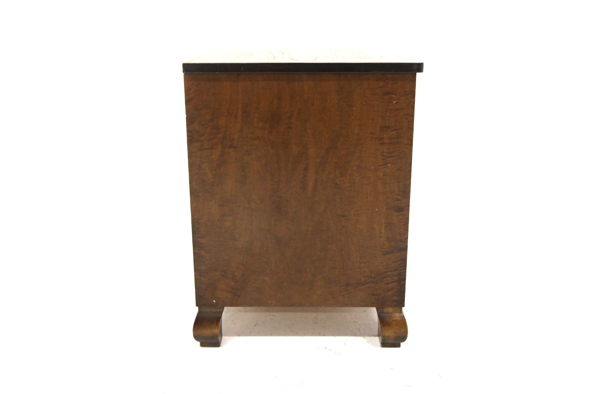 Commode scandinave en orme et en noyer, Swedish Modern, Suède, 1930