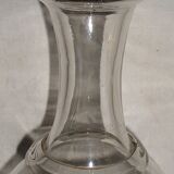 Old flange glass carafe
