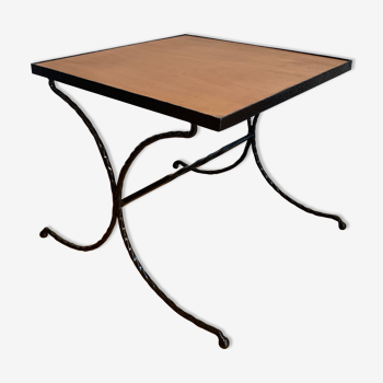 Wrought iron coffee table