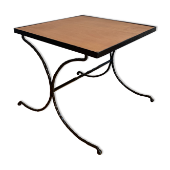 Wrought iron coffee table