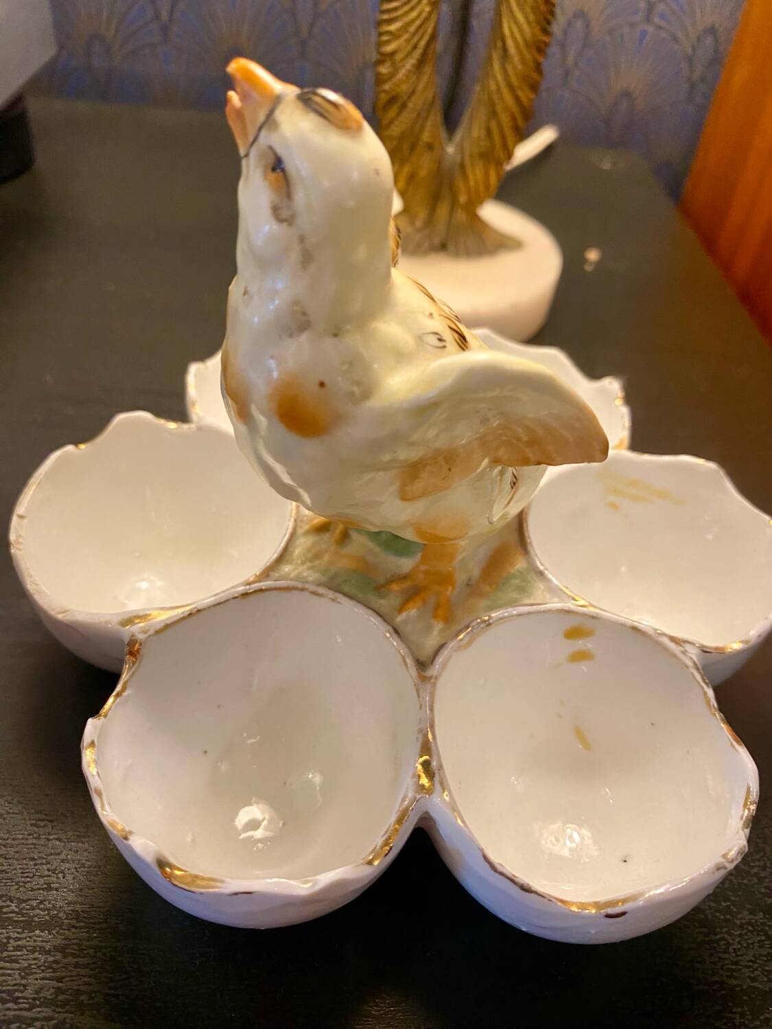 Old ceramic egg cup