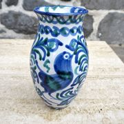 Vase en céramique espagnole Fajalauza, années 1970