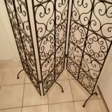 Wrought iron screen