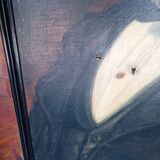 Portrait à l'huile sur toile, XIXème signé et daté