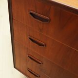 Teak chest of drawers, Danish design, 1970s, production: Denmark