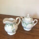 Johnson brothers vintage milk jug and sugar bowl lot