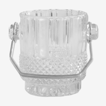 Cut glass ice bucket