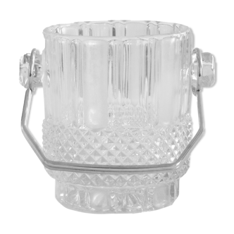 Cut glass ice bucket