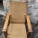 Old brutalist armchair