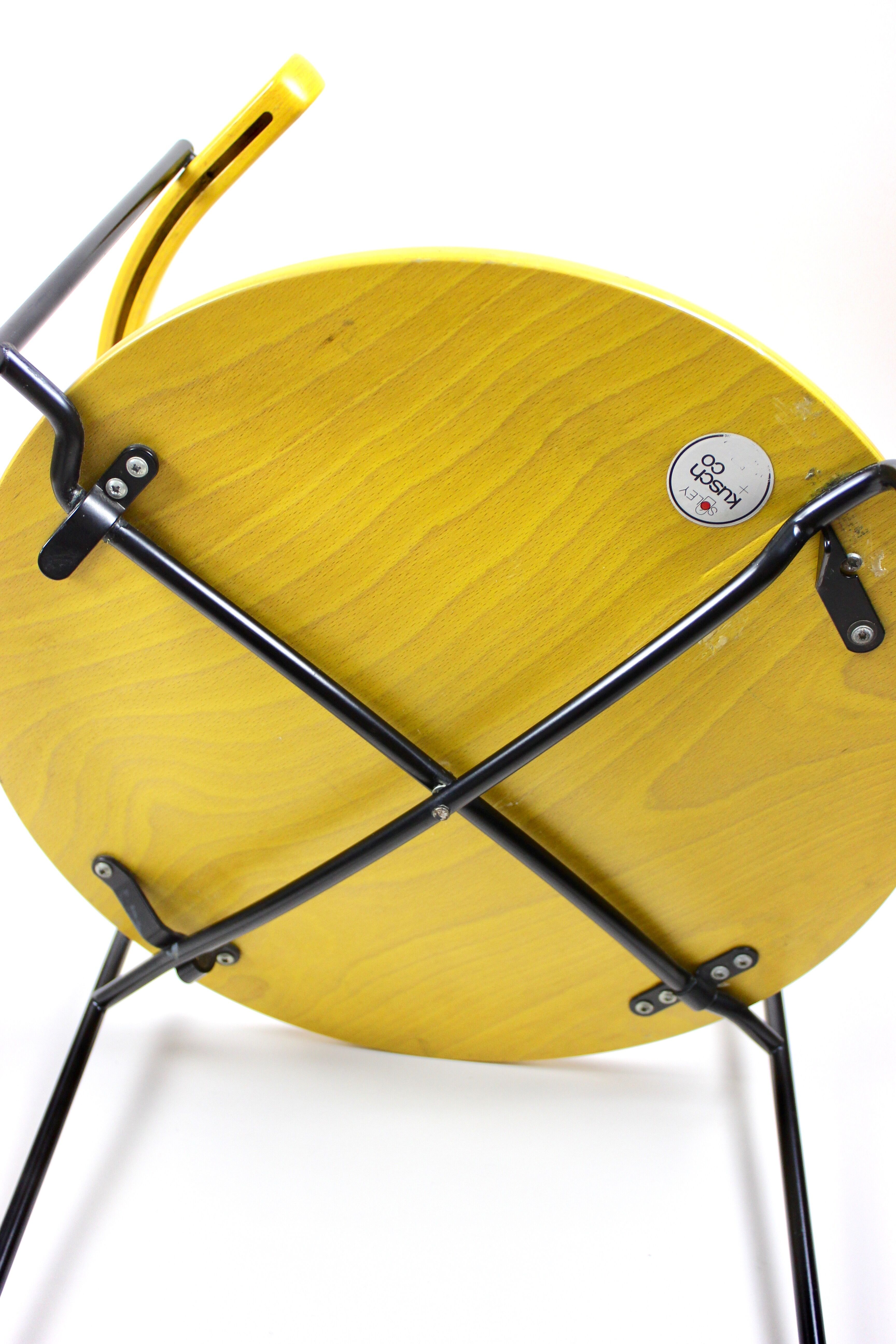 Vintage folding chair Soley by Vladimir Hardarson for Kusch & Co