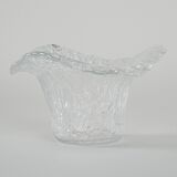 Glass vase, Swedish design, 1960s, manufacturer: Pukeberg