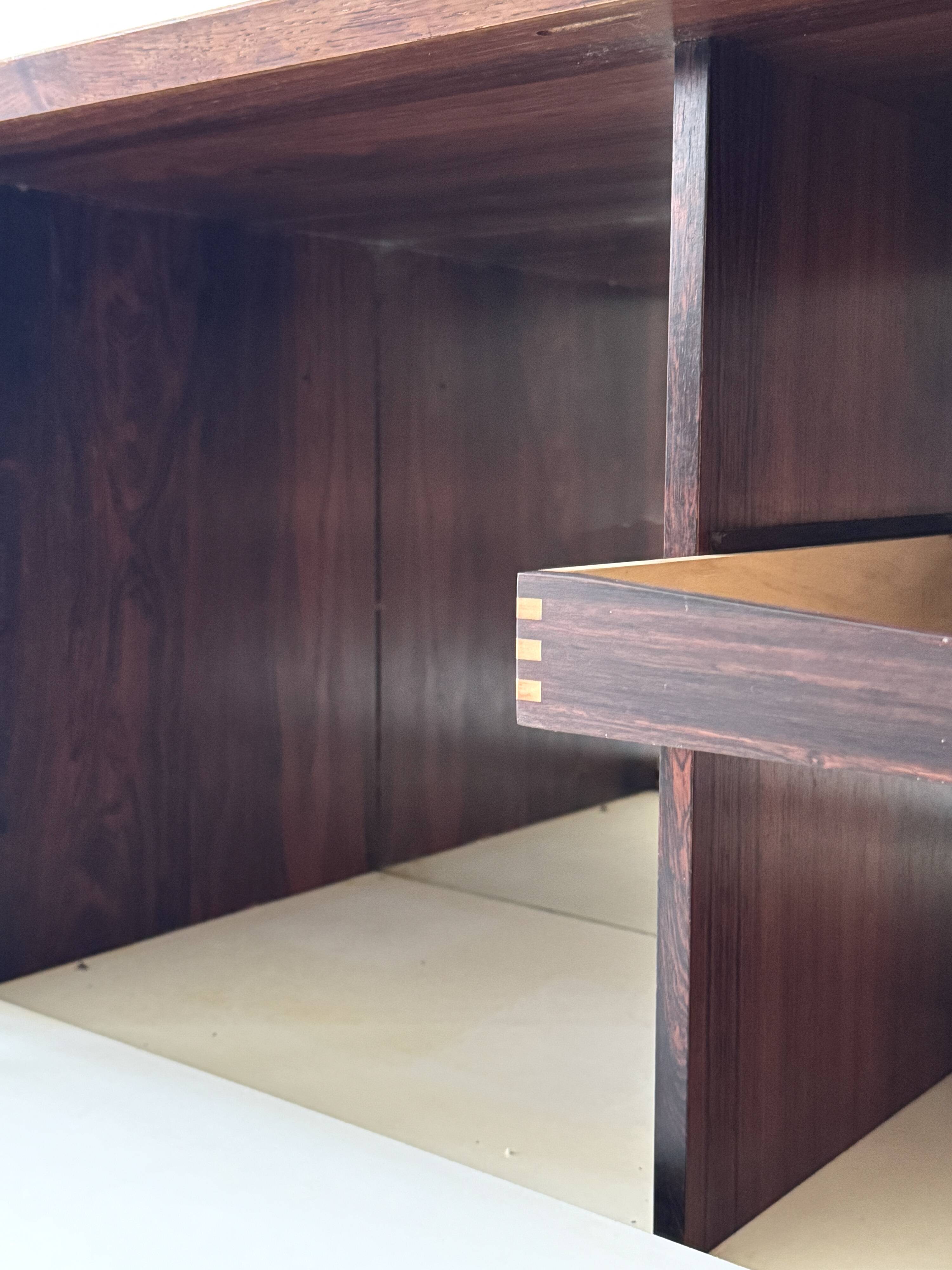Modular library office Cado in rosewood, Poul Cadovius Denmark