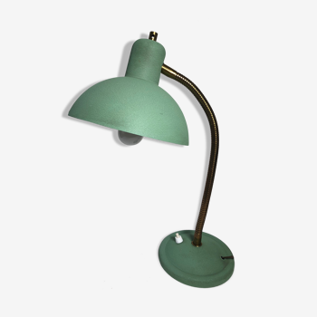 Lampe de bureau articulée années 50 vintage en métal. bon état.